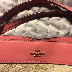 Pink Coach bag